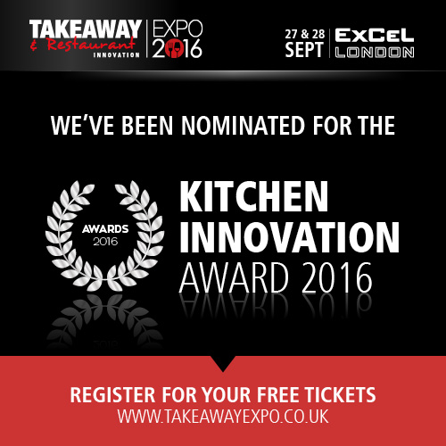 We've been nominated for the Kitchen Innovation Award Synergy Grills